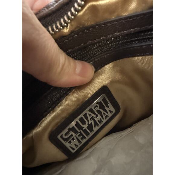 STUART WEITZMAN Brown Medium Hobo Shoulder Handbag‎ - Picture 3 of 10